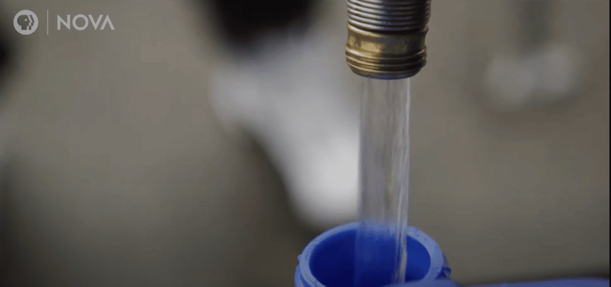 a still from the video