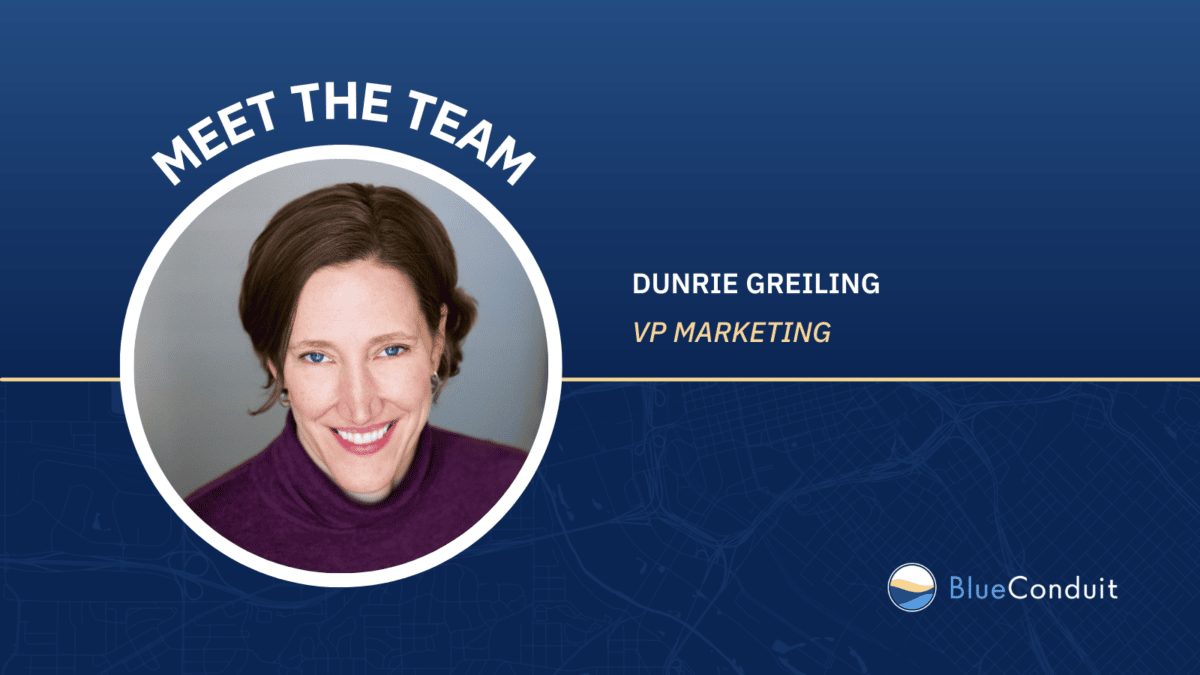 Portrait of Dunrie Greiling: Vice President of Marketing