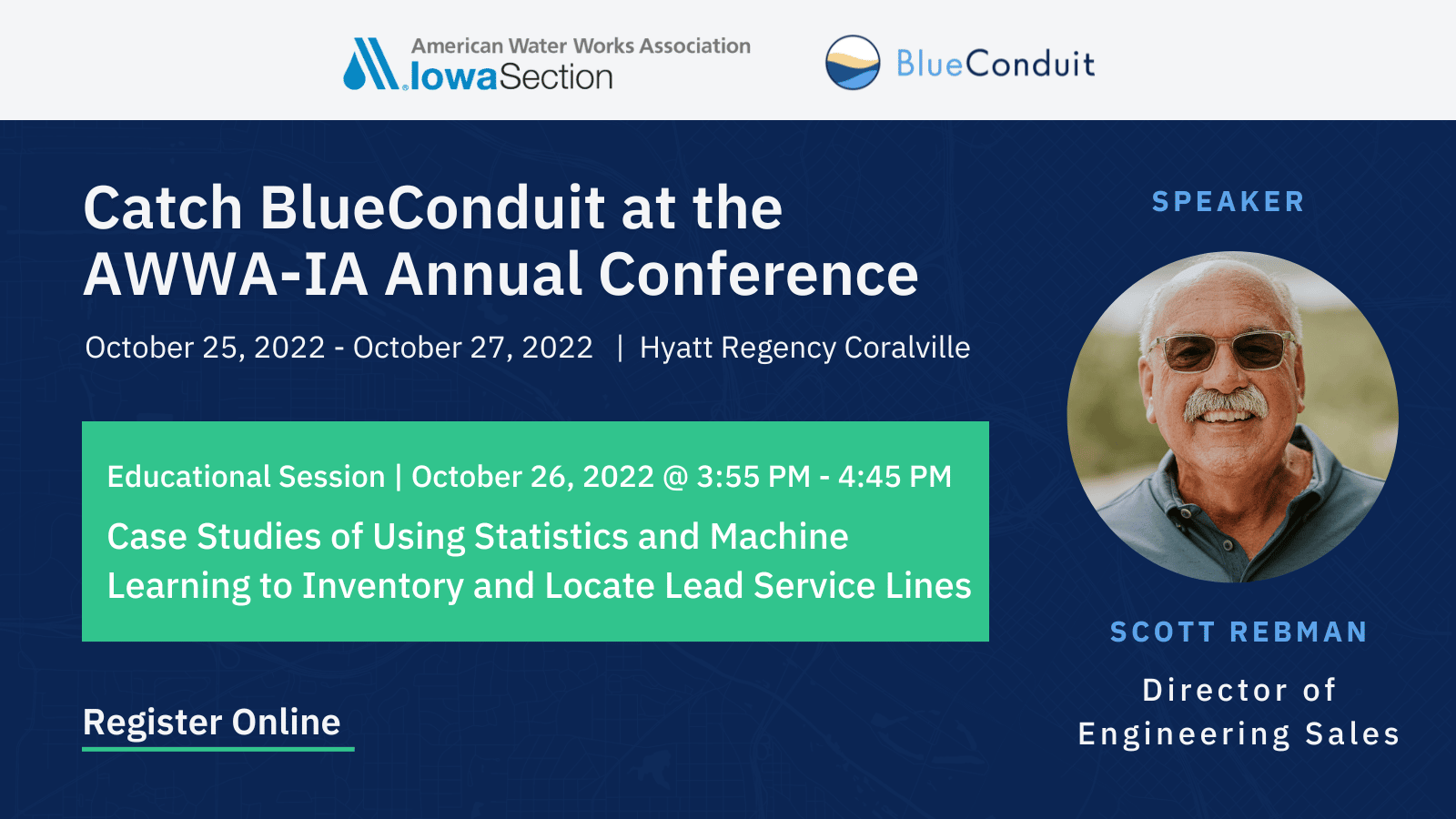 LSLs at Iowa AWWA 2022 Annual conference BlueConduit